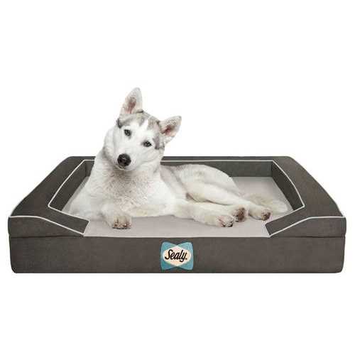 Sealy Lux Orthopedic Memory Foam Dog Bed - Pet Supplies online store