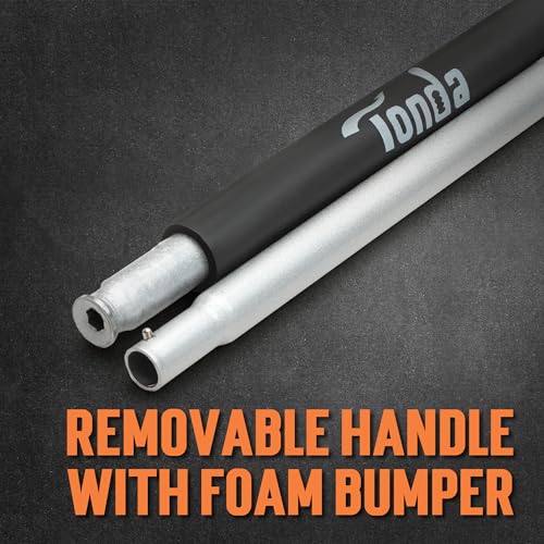 TONDA Floor Jack, 3 Ton Aluminum and Steel Low Profile Hydraulic Car Jack with Dual Pump System, Rapid Lift, Orange