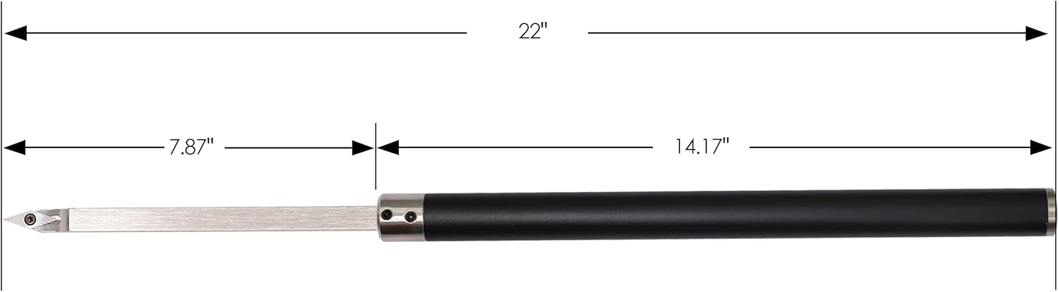 Carbide Tipped Wood Turning tools set Lathe Rougher Finisher Detailer Swan Neck Hollower Parting Tools and Interchangeable Aluminum Alloy Grip Handle