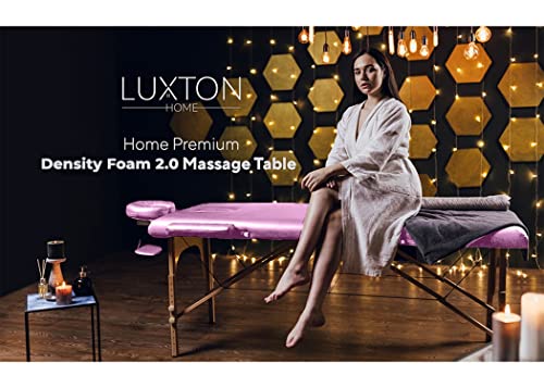 Luxton Home Premium Foam Massage Table Portable Foldable Massage Bed Height Adjustable