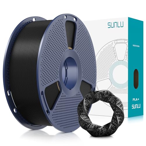 SUNLU 3D Printer Filament Bundle, PLA Plus Filament 10KG 1.75mm, Neatly Wound Filament for Most 3D Printer, 10 Colors, 1kg Spool