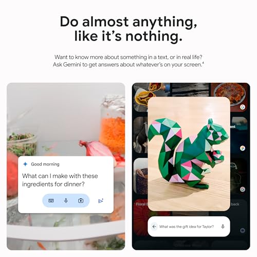 Google Pixel 9 Pro Fold - Unlocked Android Smartphone with Gemini - Advanced Triple Rear Camera System - Foldable Display - Hands-Free Video