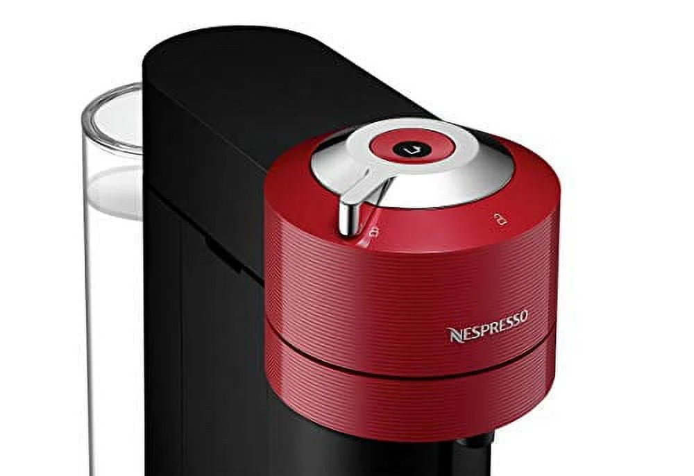 Breville Vertuo Next Coffee and Espresso Maker in Red plus Aeroccino3 Milk Frother in Black