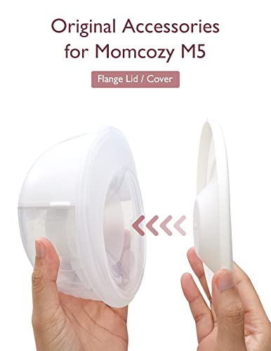Momcozy M5 Hands-Free Wearable Breast Pump, Double-Sealed Flange for Baby-Like Comfort, 3 Modes & 9 Suction Levels, Portable Electric Pump – 24mm
