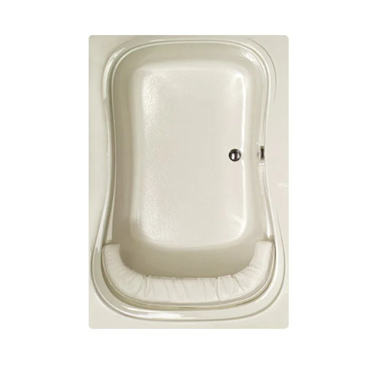 Soaking Tub Designer Collection Fantasy 60 x 42 Inch Drop-In Tub Only Side Center White Acrylic
