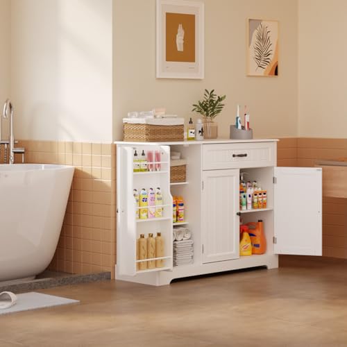 Gizoon Kitchen Sideboard Buffet Cabinet with Storage Small Coffee Bar Cabinet with Drawer
