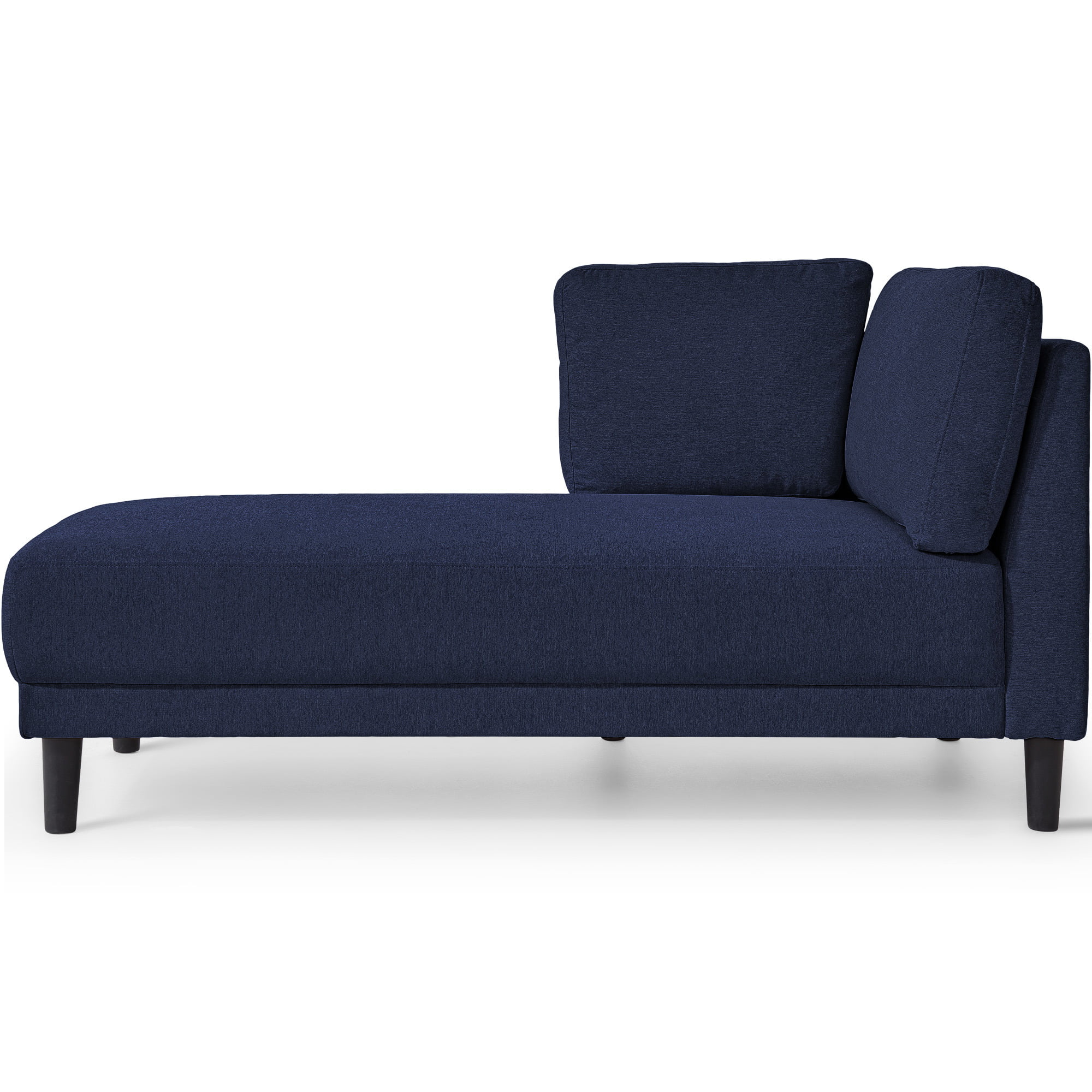 LANTRO JS 65" Mid Century Modern Fabric Corner Lounge Chair, Upholstered Indoor Chaise Lounge for Bedroom, Office