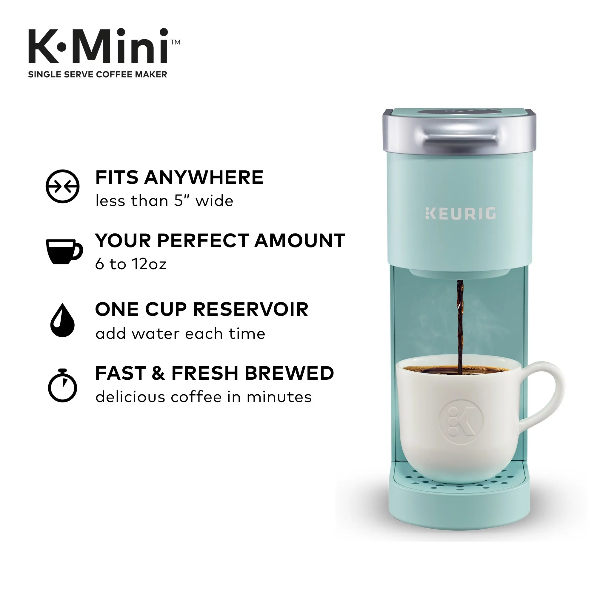 Keurig K-Mini Single Serve Coffee Maker, Black