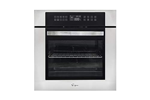 Empava 24" Electric Convection Single Wall Oven 10 Cooking Functions Deluxe