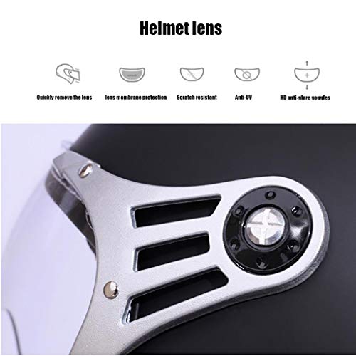 Adult Motorcycle Helmet,Retro Open Face Helmet
