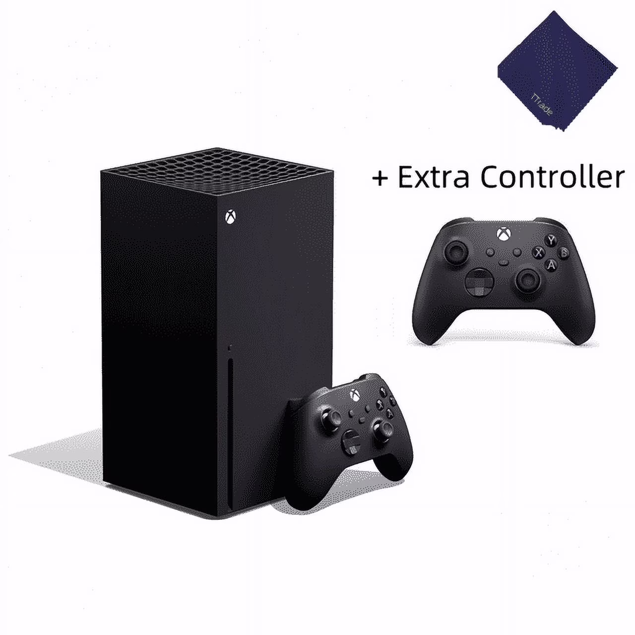 Xbox Series X 1TB Console (Black) with Extra Wireless Controller – Next-Gen Gaming Bundle