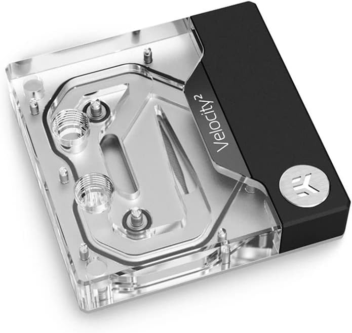 EKWB EK-Quantum Velocity 2 CPU Water Block D-RGB - 1700, Nickel/Plexi
