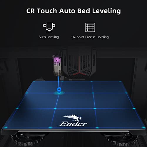 Official Creality Ender 3 V2 Neo 3D Printer with CR Touch Auto Leveling PC Spring Steel Platform Full-Metal Extruder 95% Pre-Installed 3D Printers