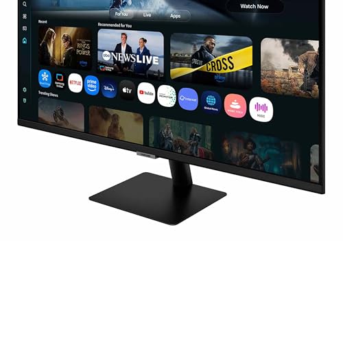Samsung 43&rdquo; Smart Monitor M7 (M70F) 4K UHD Display, Samsung Vision AI, Smart TV Apps, Gaming Hub, USB-C, HDMI and USB-A, Black, LS43FM702UNXZA