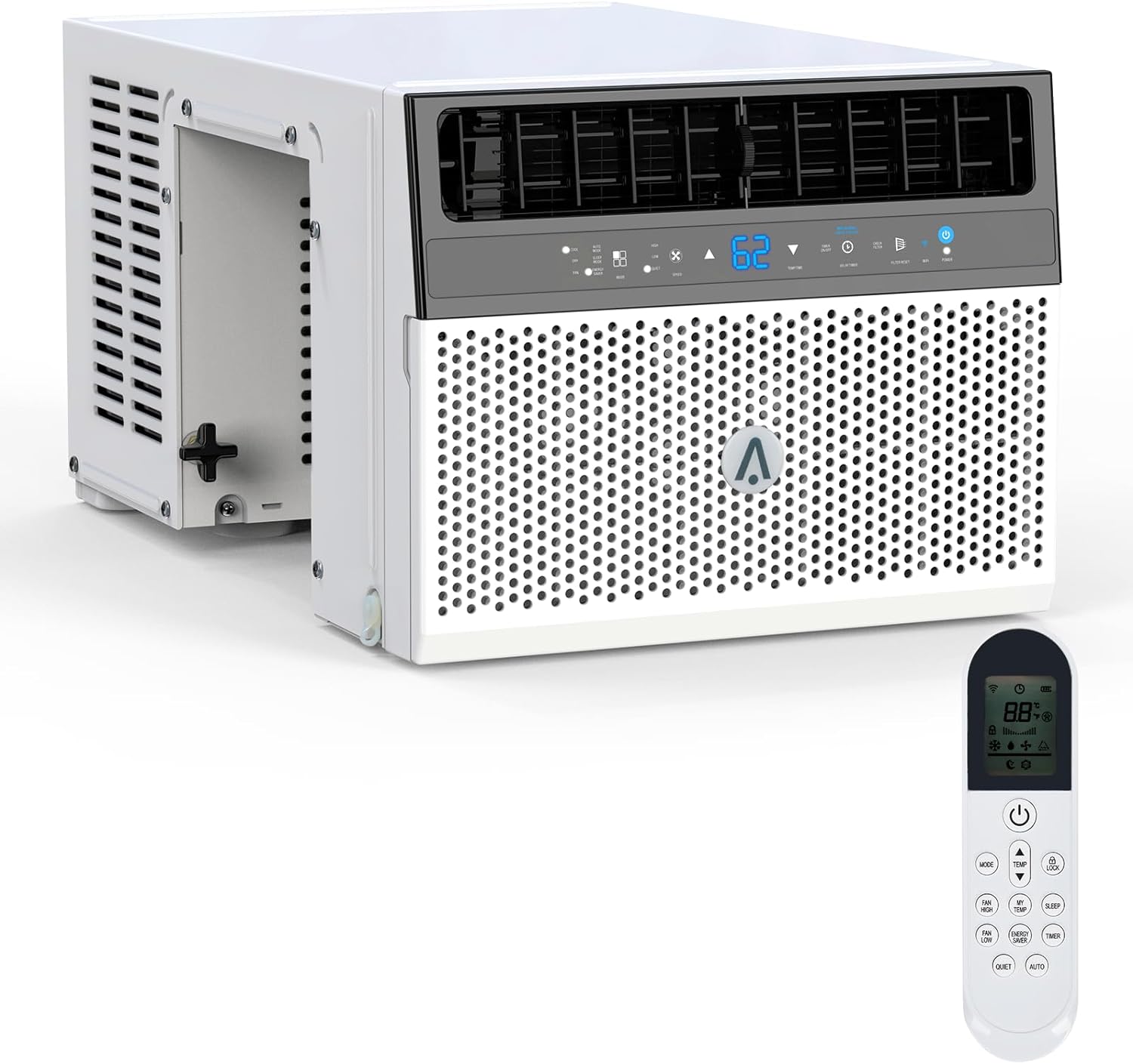 6000 BTU Window Air Conditioner U-Shaped, Window ac Air Units U Shaped Cools Up to 250 sq. ft., Open Window Flexibility, 6 Modes, Sleep Mode