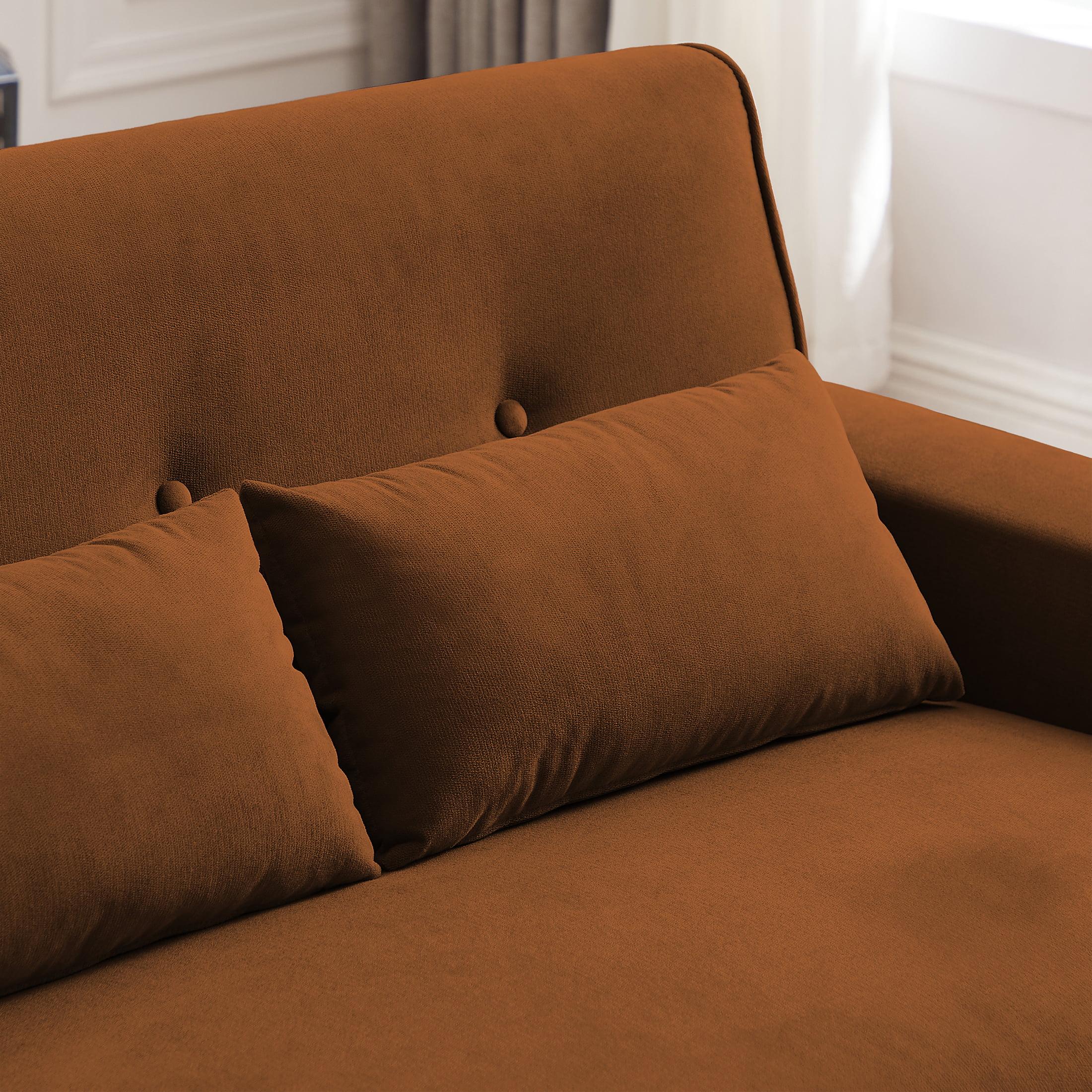 Jarenie 47" Small Modern Loveseat Sofa