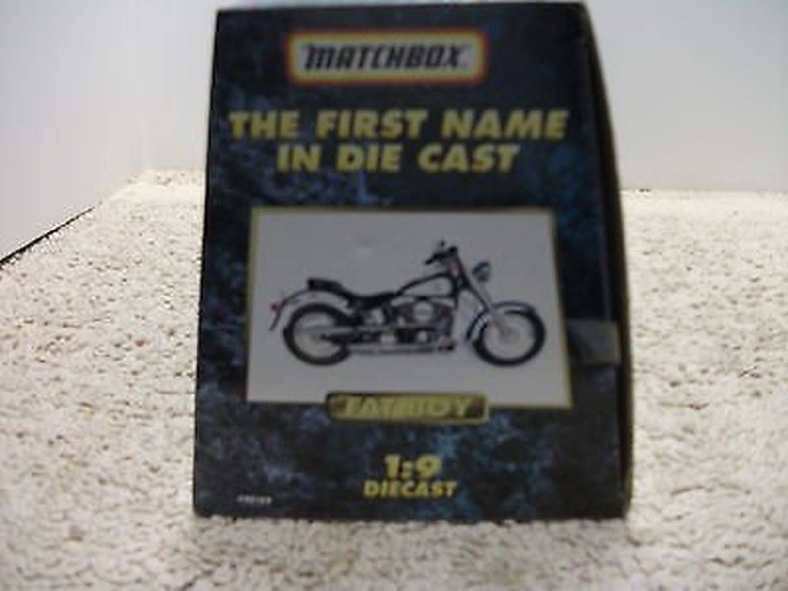 Matchbox Die Cast Harley Davidson Fat Boy 1995 1:9 #57122