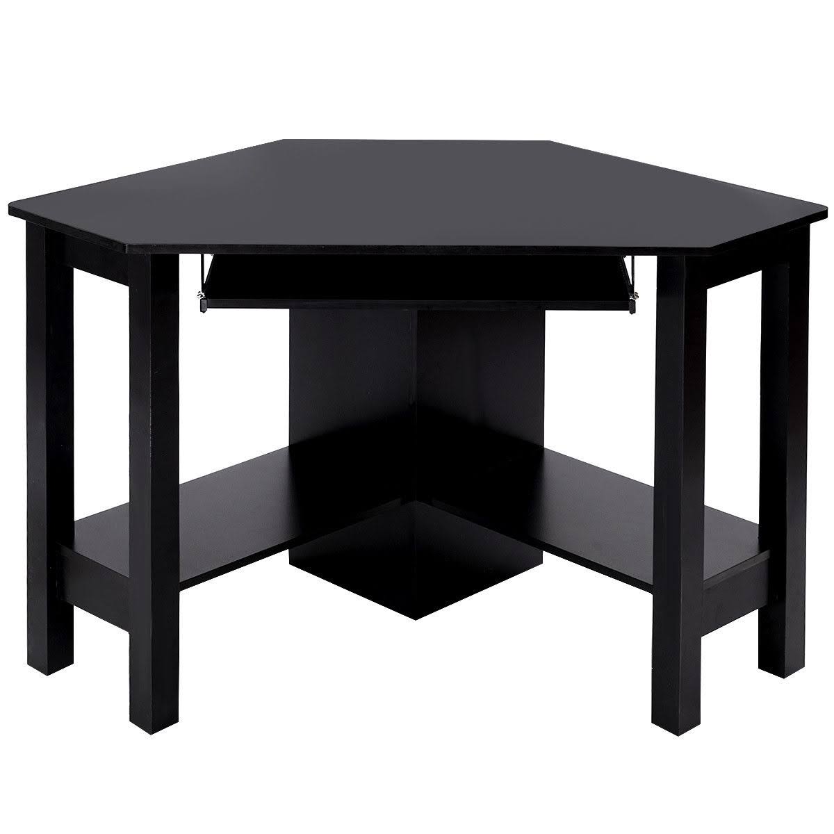 Wooden Study Computer Corner Desk with Drawer