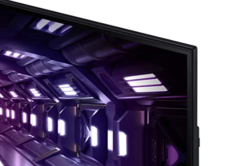 SAMSUNG Odyssey G3 Series 24-Inch FHD 1080p Gaming Monitor, 144Hz, 1ms, 3-Sided Border-Less, VESA Compatible, Height Adjustable Stand