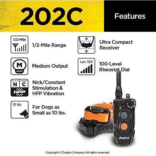 Dogtra Remote Training Collar 2-Dog 202C - Pet Supplies online store