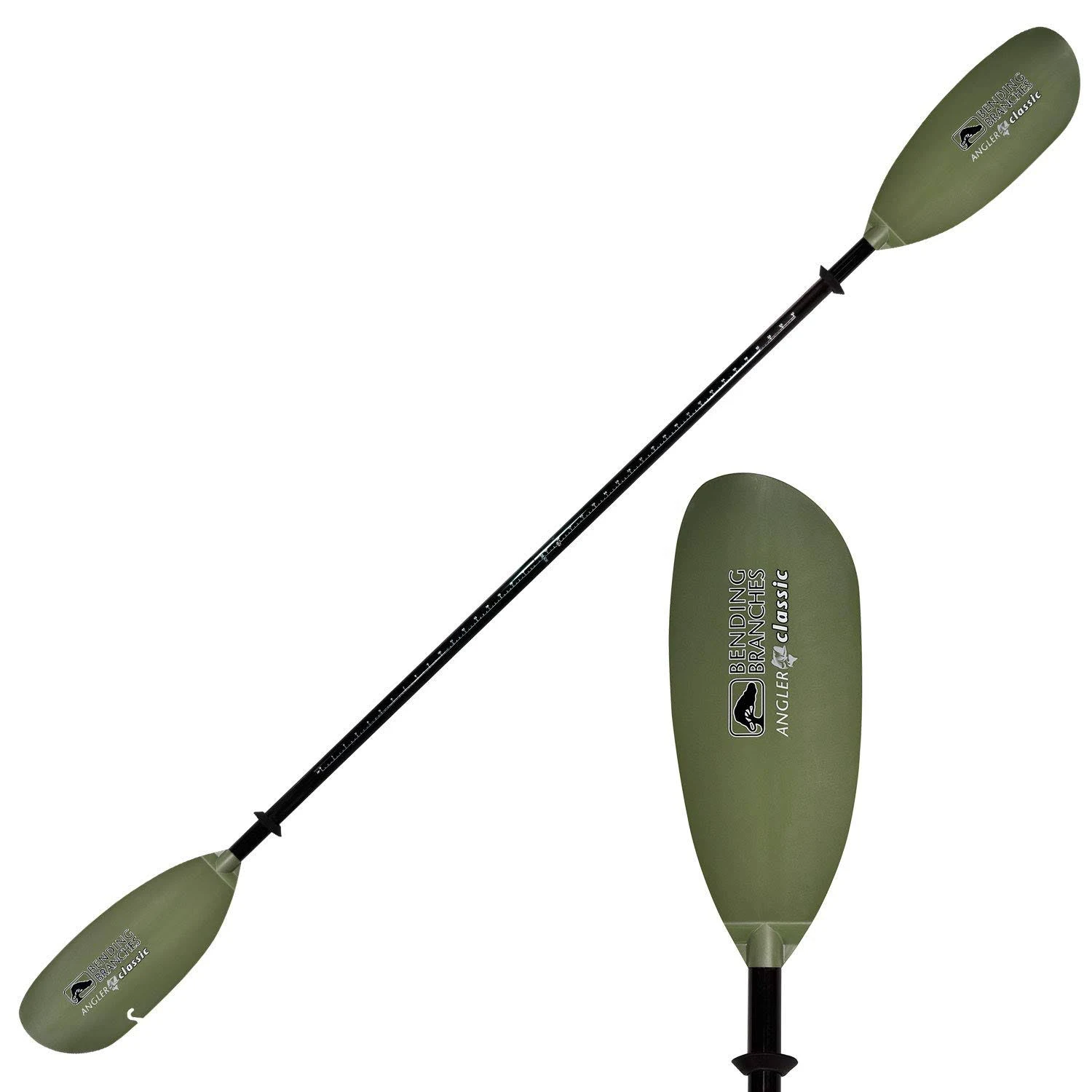 Bending Branches Angler Classic Kayak Paddle 240 cm; Sage Green
