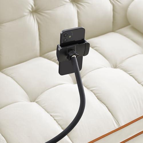 3 in 1 Sleeper Sofa,Modern Velvet Sofa Bed,Convertible Pull Out Couch Bed with Swivel Phone Stand and Storage Pockets