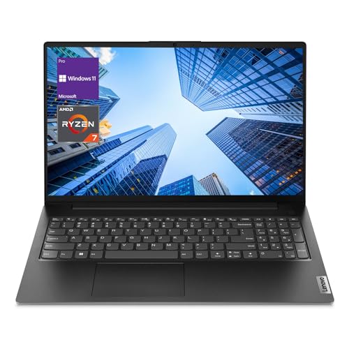Lenovo V-Series V15 Business Laptop, 15.6" FHD Display, AMD Ryzen 7 7730U, 40GB RAM, 1TB SSD, Numeric Keypad, HDMI, RJ45, Webcam, Wi-Fi