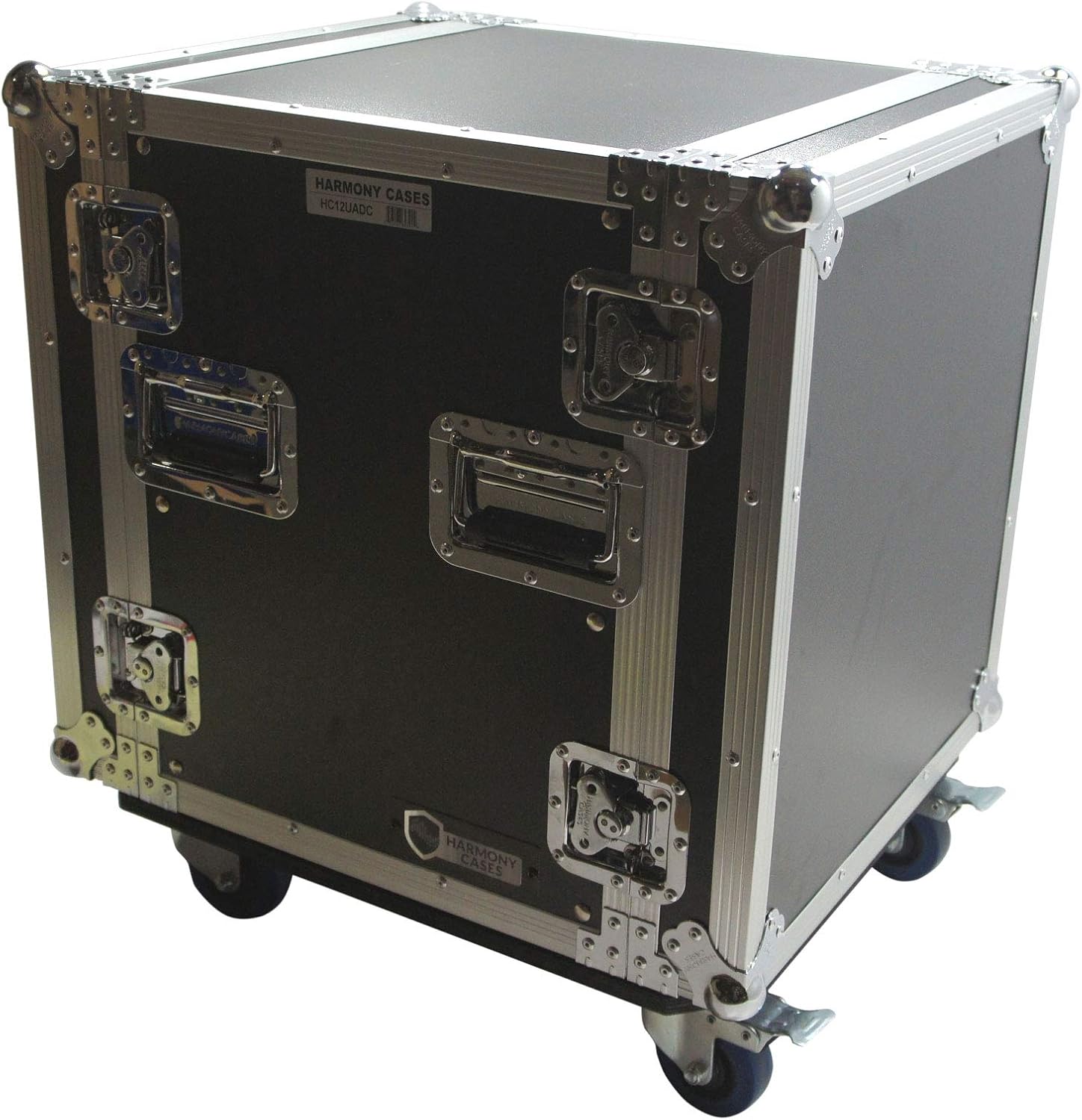 Harmony Cases HC6UAD DJ Flight Amp 6U Rack Space Road Travel Amplifier Case