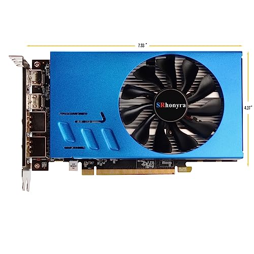 GTX 750 Ti 4GB Graphics Card GDDR5 Dual Slot 4HDMI Monitor Video Card 128-Bit PCIe Bus Powered