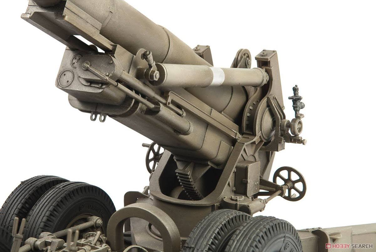 AFV Club 35321 WWII 8 inch Howitzer M1 1/35 Scale Plastic Model Kit