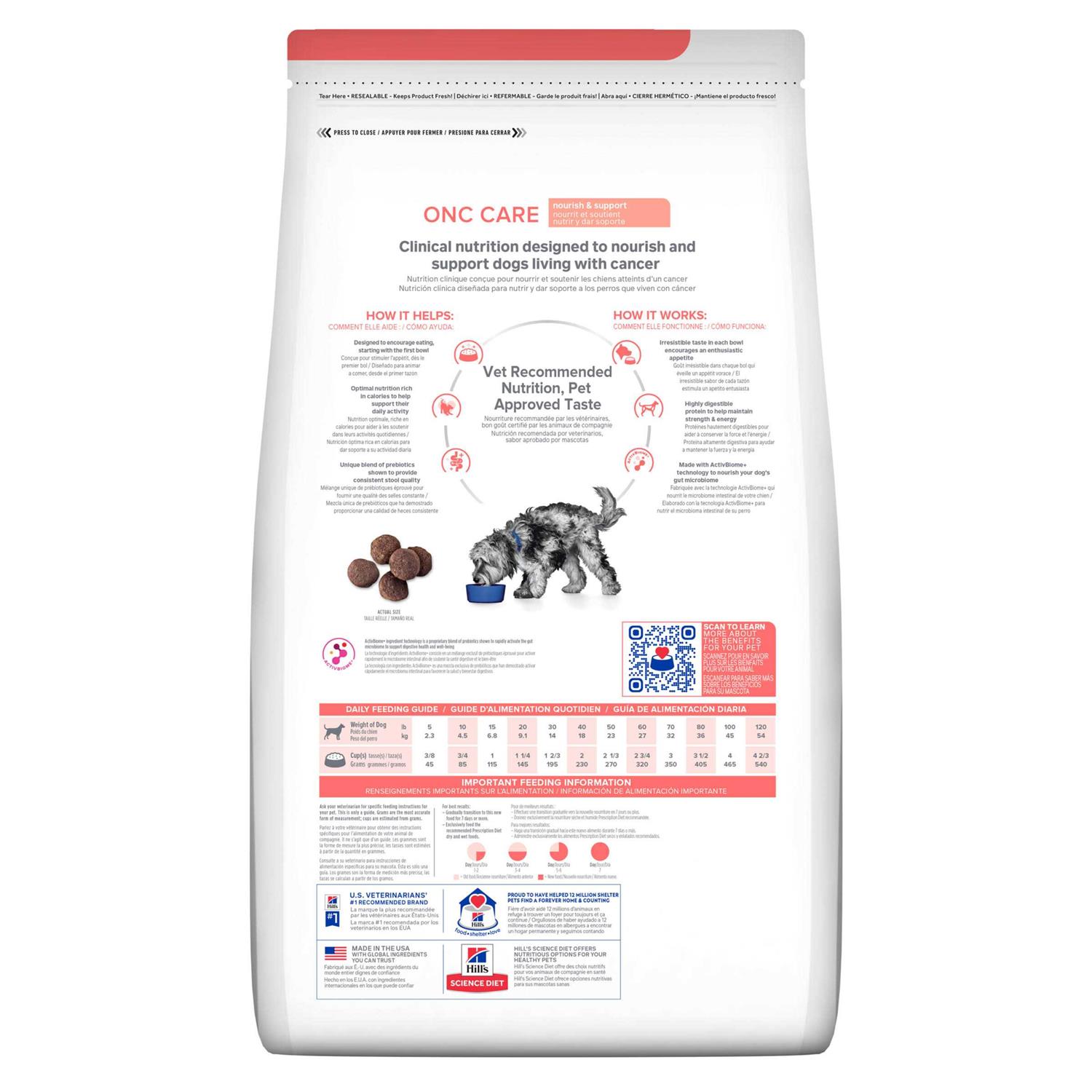 Hill's Prescription Diet ONC Care Dry Dog Food - Pet Supplies online store