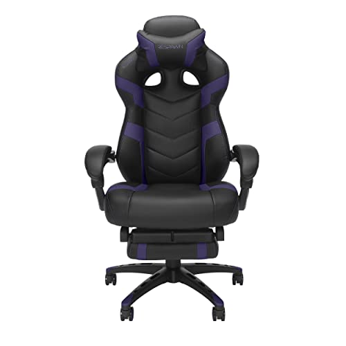 RESPAWN 110 Pro Gaming Chair - Gaming Chair with Footrest, Reclining Gaming Chair, Video Gaming Computer Desk Chair, Adjustable Desk Chair