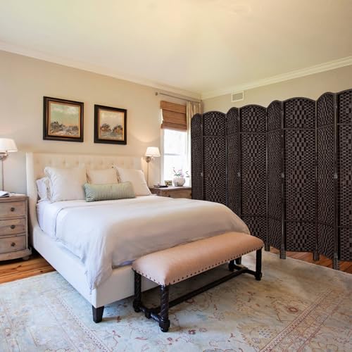 Room Divider, Room Dividers and Folding Privacy Screens, 16in Privacy Screen, 6 Panel Temporary Wall Partitions, 6ft Space Separation Panel Screen