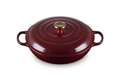 Le Creuset Enameled Cast Iron Signature Braiser, 3.5 qt., Marseille