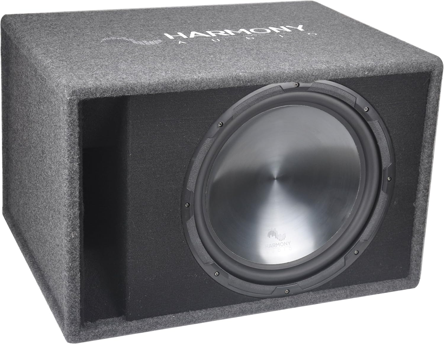 Harmony Audio HA-RD12 Car Rhythm Loaded Dual 12 Vented 1200W Sub Box Enclosure