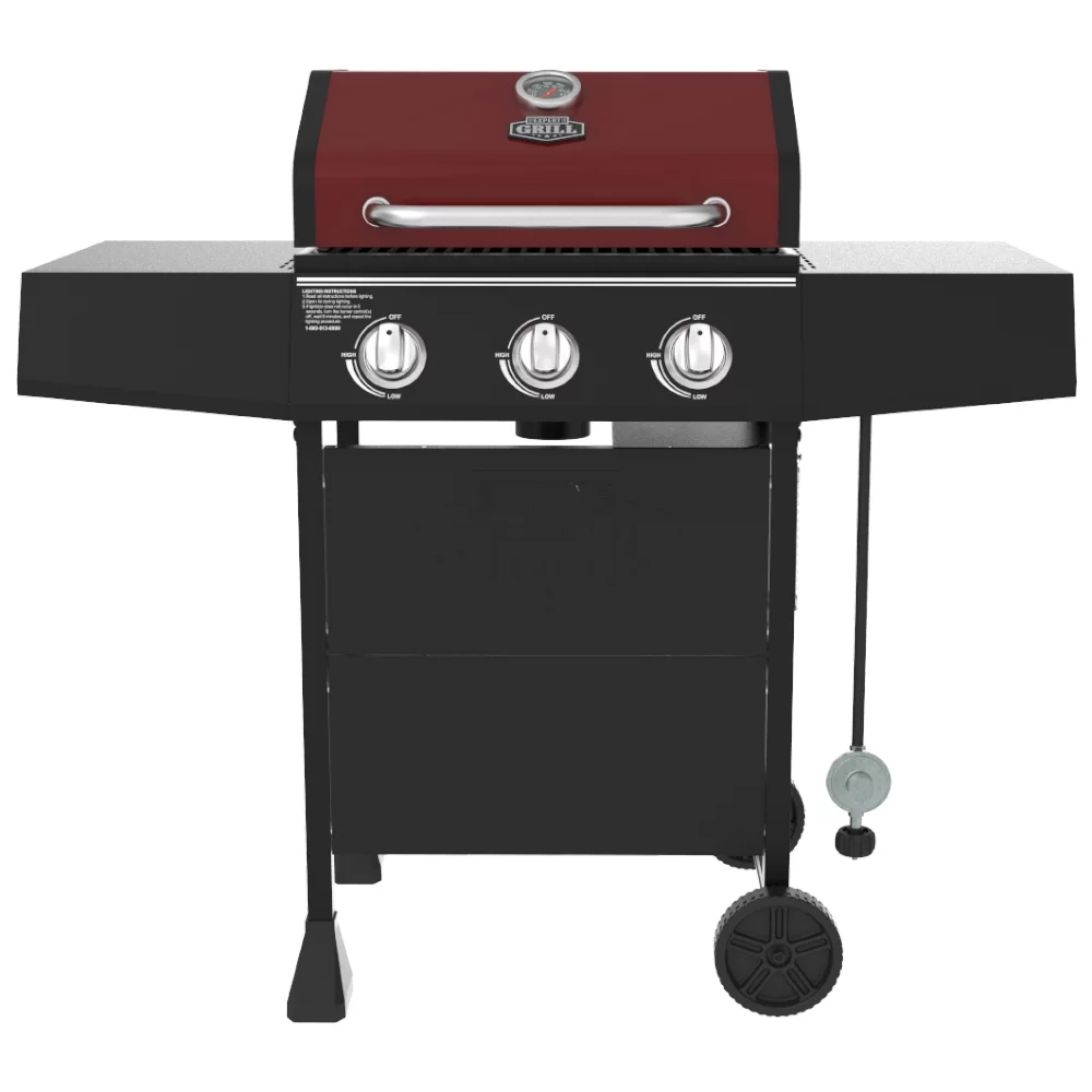Expert Grill 3 Burner Propane Gas Grill in Black