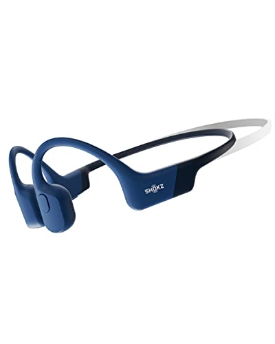 SHOKZ OpenRun - Open-Ear Bluetooth Bone Conduction Sport Headphones, Sweat Resistant Wireless Earphones for Workouts and Running, Built-in Mic