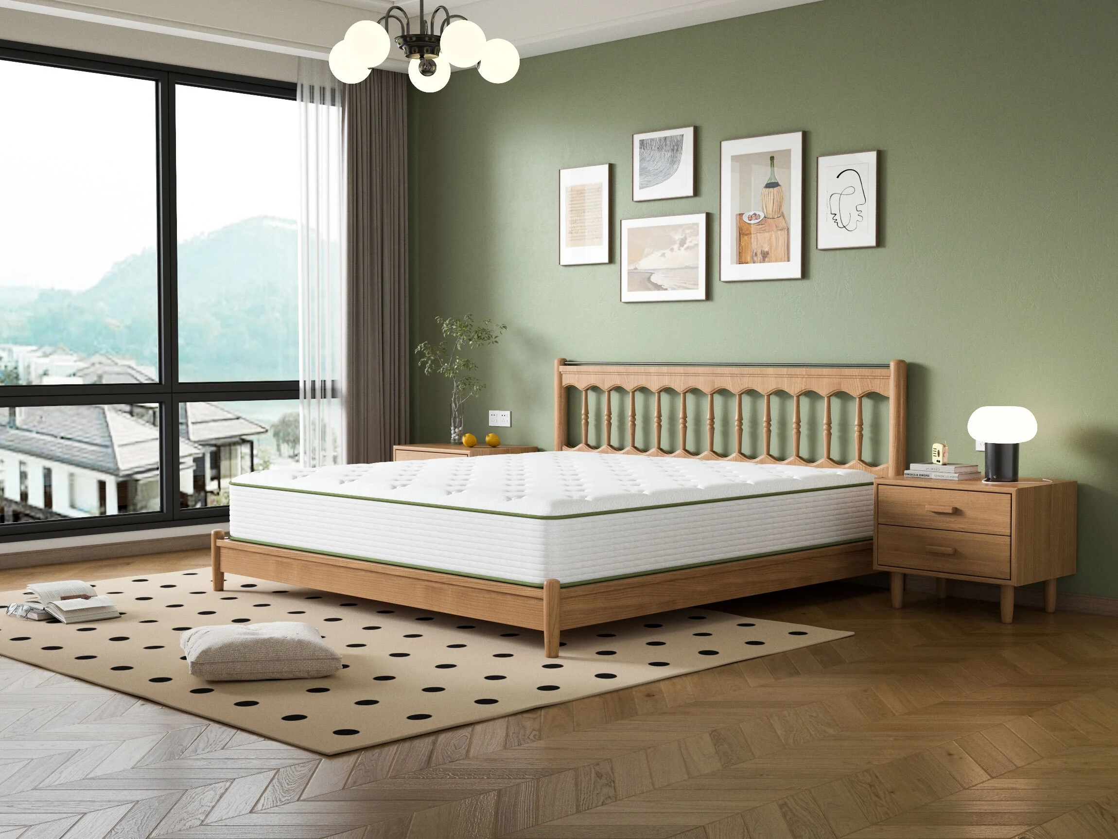 10 Inch Twin Size Mattress in a Box, Gel Memory Foam Hybrid Mattress , Double Mattress Pressure Relief & Firm Mattress Twin Size