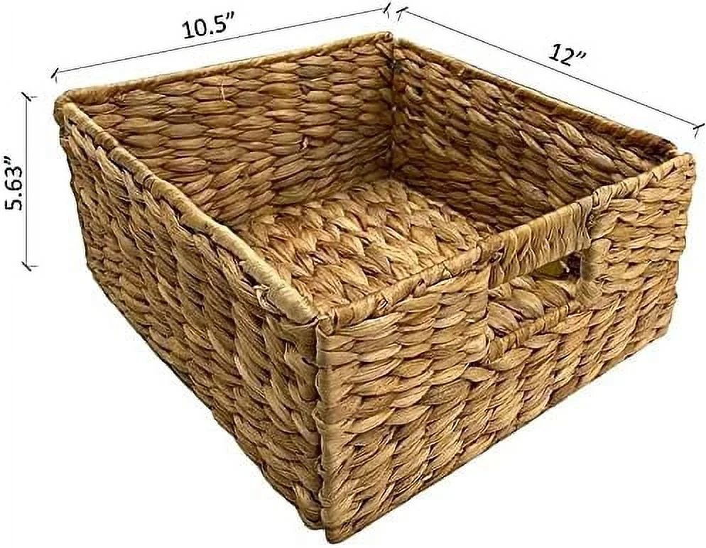 GVJMTKP 3 Tier X-Side End  Cabinet with 6 Wicker Baskets  White - Curated Treasures Market