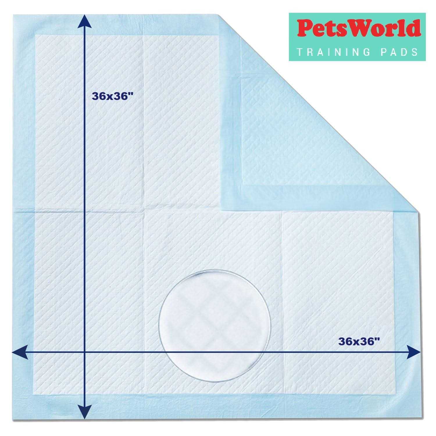 Petsworld Giant Potty Pads Odor Eliminating 36 x Pee Pads for Dogs - Pet Supplies online store