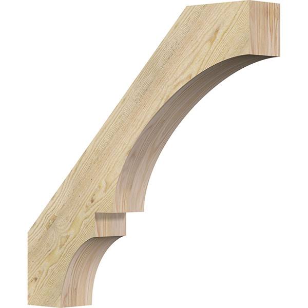 4x22W x 26x22D x 26x22H Balboa Rough Sawn Brace, Douglas Fir