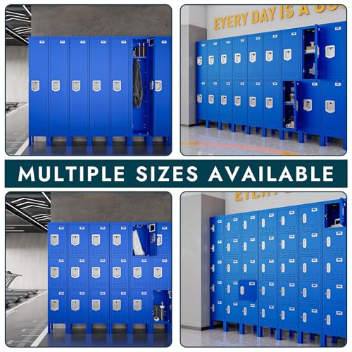 Metal Cabinet Home Office Storage,Lockers,Lockable Employees Metal Locker with Door,54" Height Steel Locker,Lockable Steel Locker for Gym,School,Home
