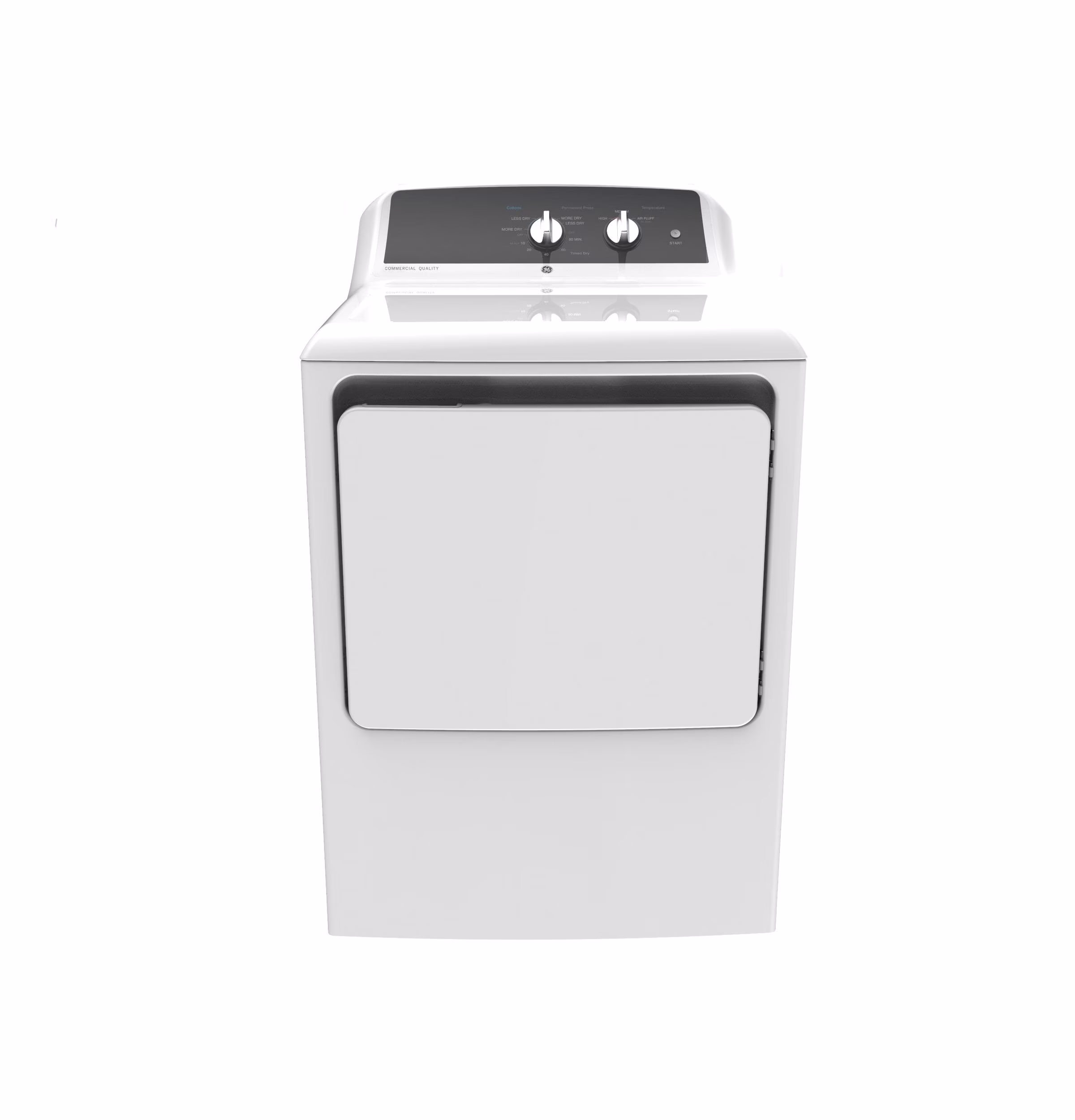 Ge Gtx52easp 27" Wide 6.2 Cu. Ft. Electric Dryer - White