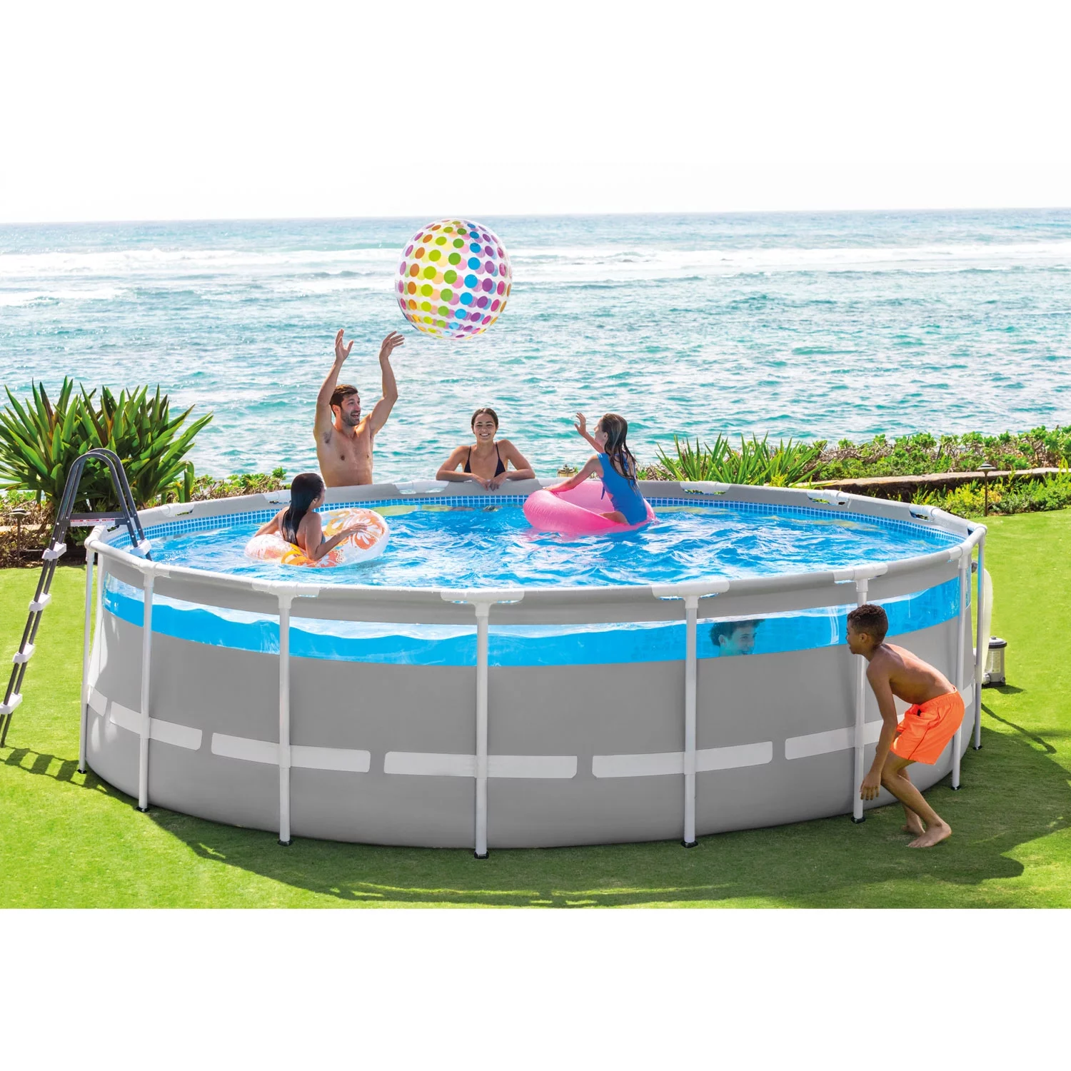 Intex 26729EH 16ft x 48in Prism Above Ground Swimming Pool Set