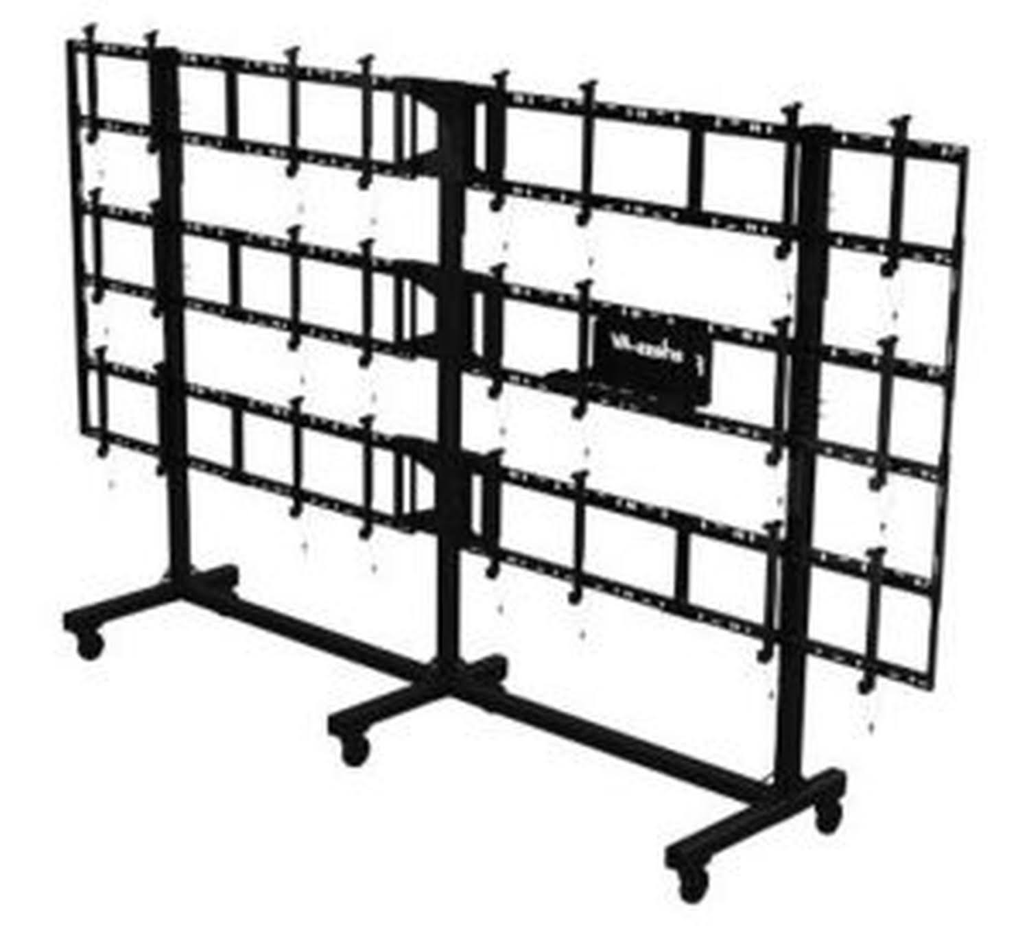 Peerless-AV DS-C555-4X3 SmartMount Portable Video Wall Cart 4x3
