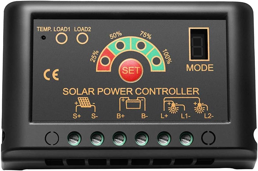 SUNGOLDPOWER 200 Watt 12V Monocrystalline Solar Panel Module Kit, High Efficiency Module PV Power Charging Battery