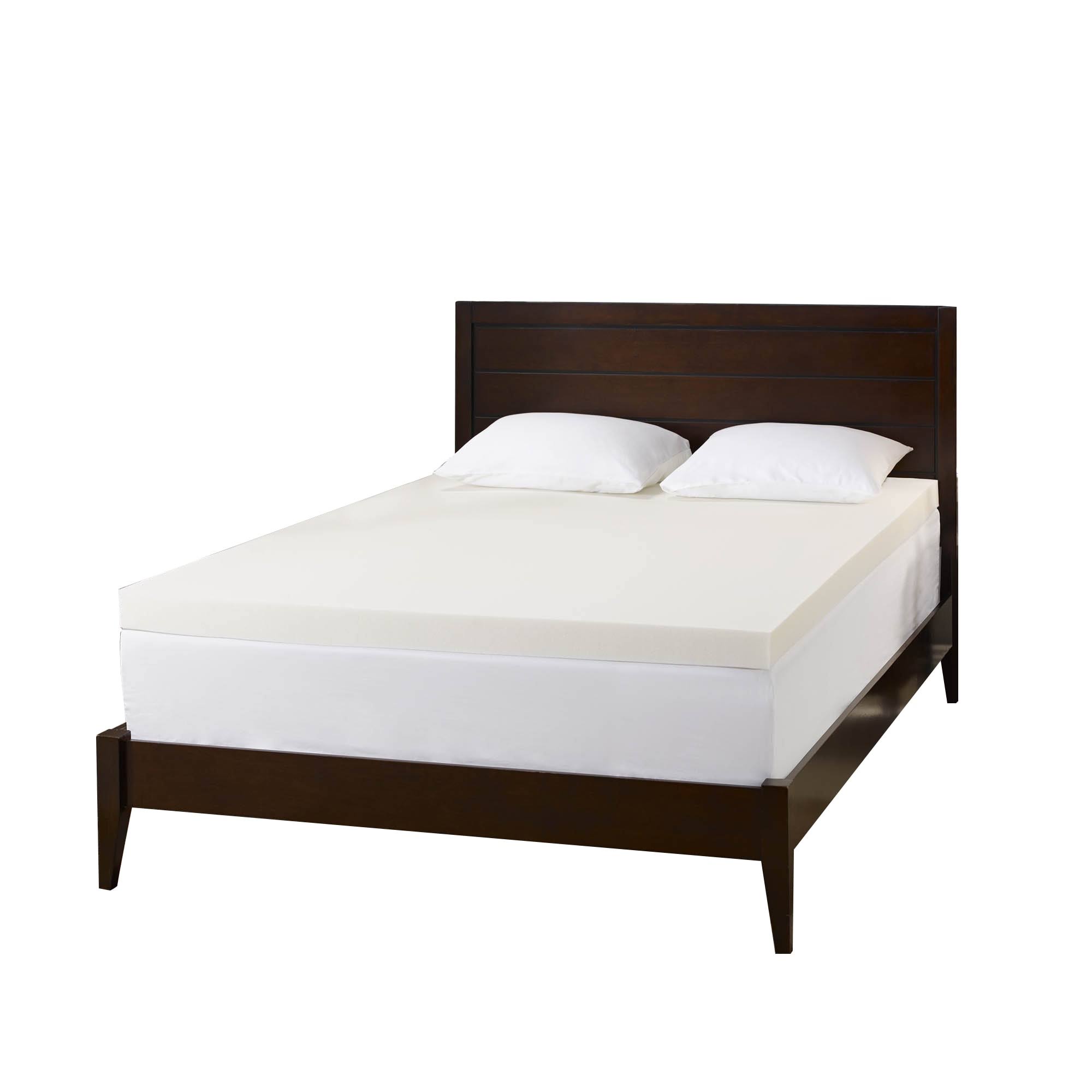 Serta 3-Inch Memory Foam Mattress Topper - White Full