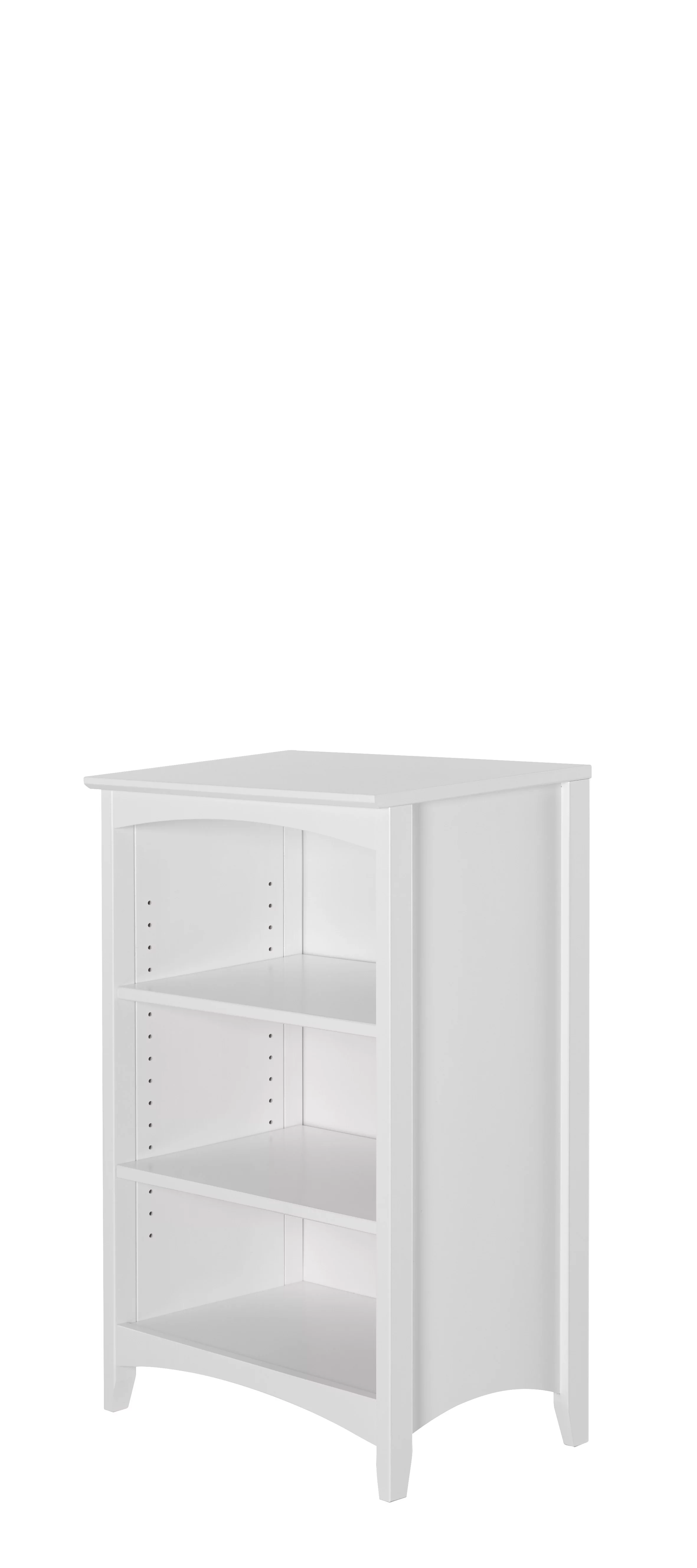 Shaker Style Bookcase - 36"H - White Finish