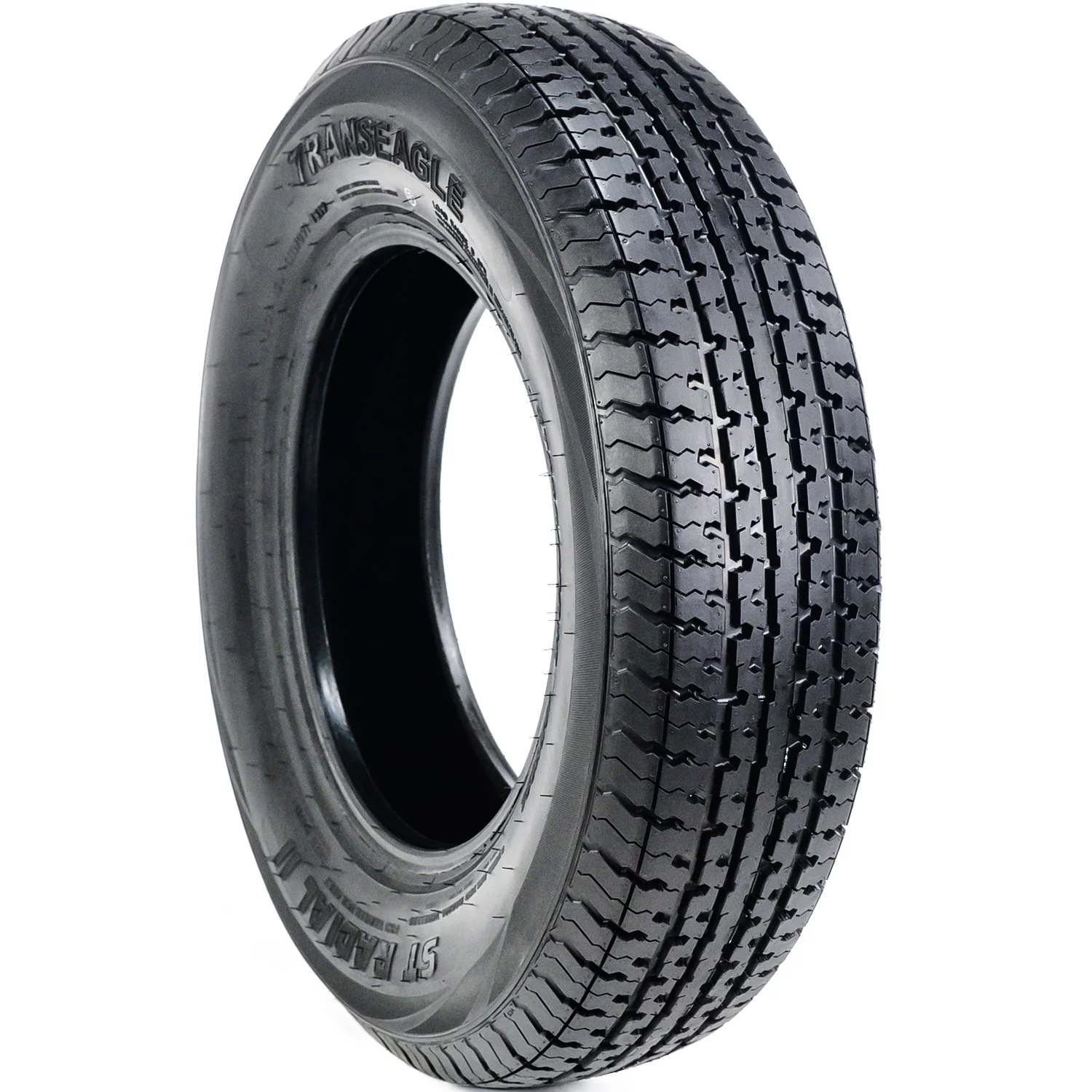 Pair of 2 (TWO) Transeagle ST Radial II Steel Belted ST 205/75R15 Load E (10 Ply) Trailer Tires