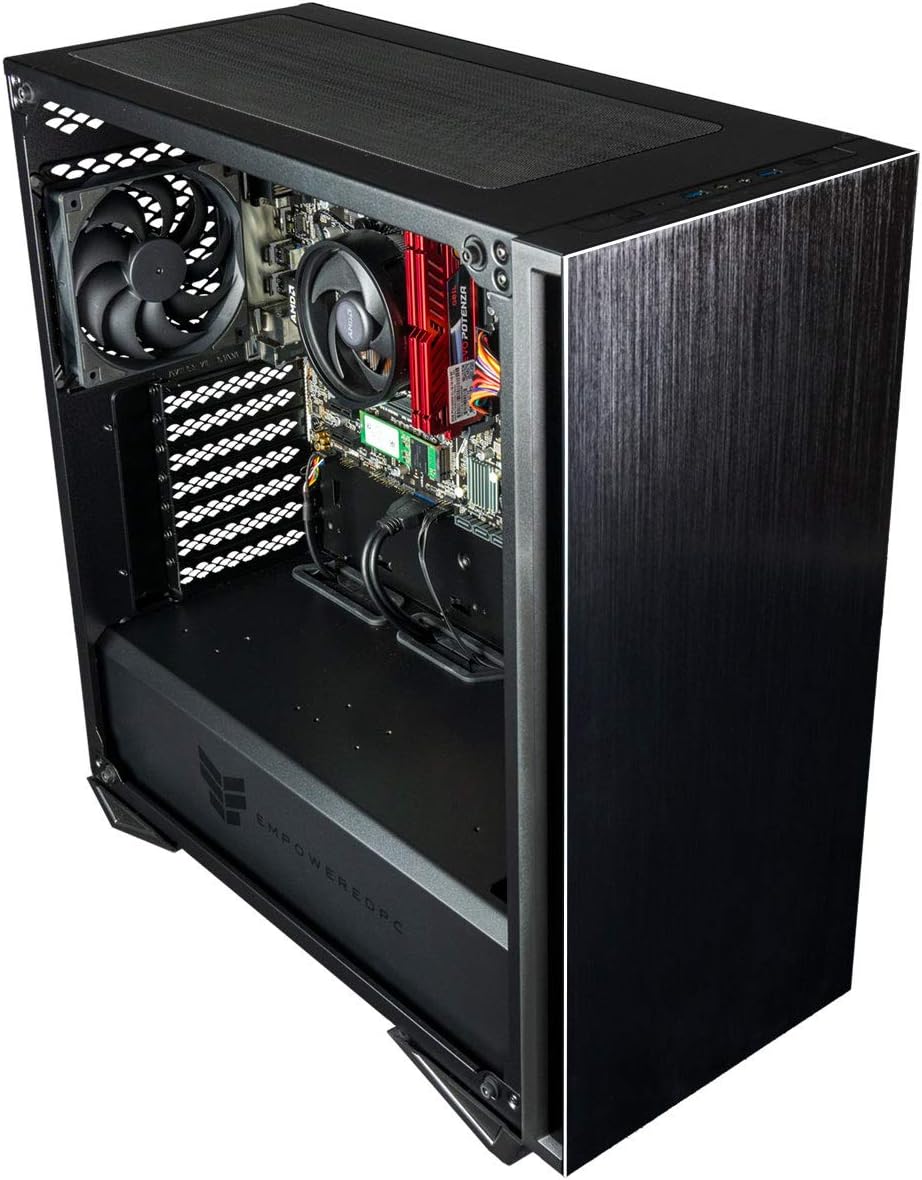 Empowered PC Sentinel Gaming Desktop (AMD Ryzen 3 with Radeon Vega 8 Graphics, 16GB RAM, 512GB NVMe SSD, 500W PSU, AC WiFi
